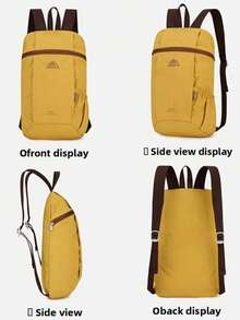Outdoor Foldable Hiking Bag Ultra-Lightweight Sports Backpack Ultra-Light Travel Backpack Easy-To-Store Small Backpack Outdoor Spring And Summer Versatile Backpack Fashionable Casual Small Backpack Lightweight Hiking Backpack Snack Bag Small Backpack For Daily Use Waterproof Foldable Skin Bag New Model - Multicolor - View 7