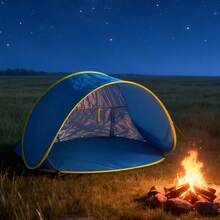 Sunshade Beach Tent, Portable Quick Setup Sunshade Tent, Suitable For Hiking- High Quality, Sunshade Umbrella, Hiking Shelter, Pop-Up Tent, Lightweight Tent, High-Quality Tent, Outdoor Sunshade Canopy, Family Outing BWJP - blue - 查看 8