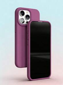1个简约优雅纯色液态硅胶手机壳，兼容苹果17、16、15、14、13、12、Pro Max、Plus、17 Air系列，全方位保护防摔。 - 紫羅蘭色 - 查看 3