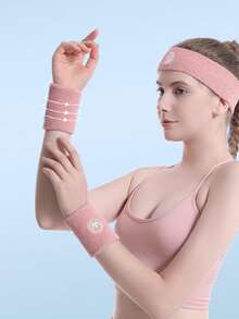 1 pieza Diadema elástica, ligera y transpirable antideslizante para baloncesto, correr, fútbol, yoga - Multicolor - Ver 12