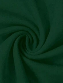 Women's Dragonfly Print Short Sleeve Casual Loose Round Neck T-Shirt Cotton - 軍綠色 - 查看 5