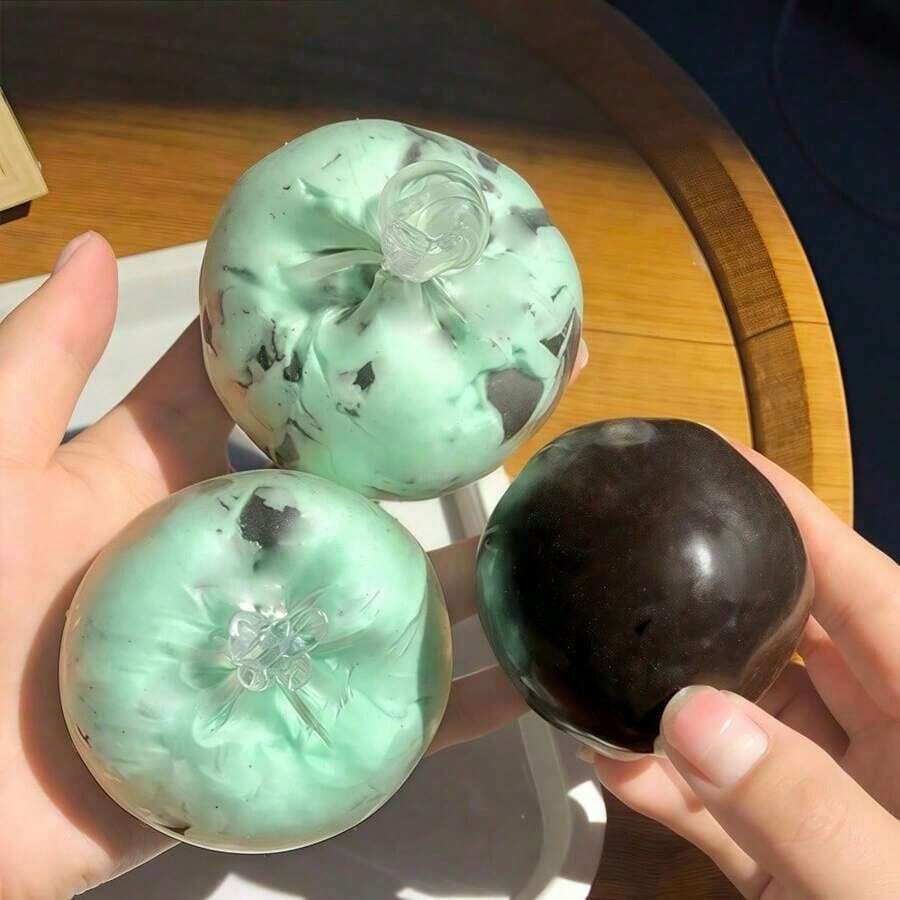 1/4pcs Crisp Squeeze Ball Anxiety Relief Toy, Fidget Toy, Hand Stress Relief, Easter Toy, Squeeze Toy,Stress Relief Toys, Anxiety And Relaxation,Party Gift, Goody Bag Stuffers Prizes, Birthdays,Stuffed Squeeze Toy, Taba-Shaped Squeeze Toy For Stress Relief Squeeze Toys - Màu xanh bạc hà - Xem 1