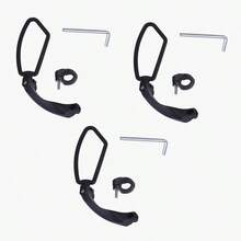 Bicycle Rearview Mirror Mountain Bike High Definition Rear View Mirror Electric Bike Adjustable Reverse Mirror Flat Mirror Wide Angle Mirror Outdoor Cycling Accessories - Black - View 9