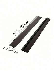 2 miếng dải bịt kín chống ô nhiễm màu đen cho nhà bếp, dải bịt kín khe hở silicon chịu nhiệt cao cho nhà bếp, dải bịt kín mềm chống dầu mỡ và bụi bẩn cho khe hở bếp, dải bịt kín khe hở mặt bàn, phụ kiện dụng cụ nhỏ cho nhà bếp (có thể cắt tỉa) - Xem 6