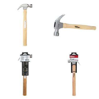 Smooth Face Wood Handle Claw Hammer 7oz