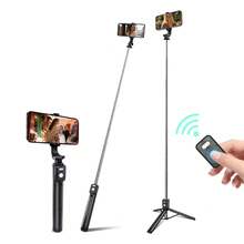 Gậy selfie không dây kiêm chân máy có điều khiển từ xa Bluetooth, giá đỡ điện thoại xoay 360° có thể kéo dài, lý tưởng cho livestream và du lịch. - Một cỡ - Xem 3