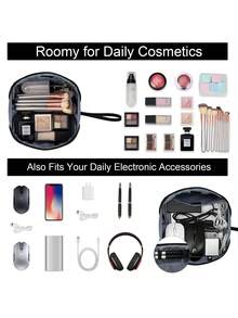 多功能手提包/笔记本电脑包/防水轻便皮革公文包，适用于15.6英寸笔记本电脑，商务办公公文包，大容量手提包/单肩包，专业办公工作包，带手拿包 - 彩色 - 查看 5