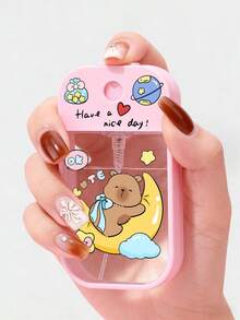 Chai xịt PET trong suốt họa tiết chuột lang nước dễ thương mới, bình xịt nước hoa, bình đựng dung dịch tẩy trang, bình xịt phun sương mặt, thích hợp đựng nước tẩy sơn móng tay, nước hoa hồng và nước tẩy trang, có thể tái sử dụng, vật dụng cần thiết khi đi du lịch, phụ kiện du lịch hoàn hảo, quà tặng ngày lễ, quà tặng Ngày của Mẹ, quà tặng giáo viên, quà tặng bạn bè, quà tặng Ngày Valentine, chai xịt du lịch - Nhiều màu - Xem 3