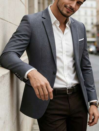 بدلة رجالية، ملابس رسمية للأعمال، مناسبة للأعراس والحفلات والمكتب وفعاليات الشركة، مناسبة لجميع المواسم