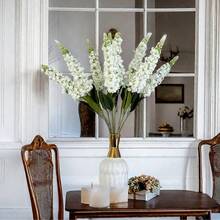 1pc Artificial Hyacinth Flower Arrangement - Suitable For Home, Office, Cafe, Wedding And Valentine's Day Gift - White - View 9