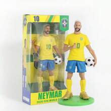 FIFA 2026 Figurine de la Coupe du Monde de Football, Décoration de bureau sur le thème du terrain de football, Cadeau de fête, Cadeau d'anniversaire, Maillot d'équipe, Poupée de football bébé de dessin animé, Léger, Durable, Résistant aux rayures, Convient pour le jour du match, la prise de photo, les déplacements, les voyages, la maison, le bureau, l'entrée, la collection de fans de sport, Cadeau pour les fans de football - Multicolore - Voir 14