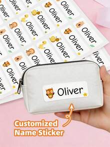 Bộ 1-240 miếng dán tên cá nhân hóa với thiết kế hình động vật tùy chỉnh, kết hợp sự sáng tạo vui tươi với tính tiện dụng thực tế. Thích hợp để gói quà sinh nhật, quà tặng ngày lễ, quà lưu niệm xây dựng đội nhóm. Chúng giúp ngăn ngừa việc thất lạc hoặc nhầm lẫn đồ vật một cách hiệu quả, mang lại sự tiện lợi tuyệt vời cho việc sắp xếp cuộc sống cá nhân và công việc của bạn. - Xám - Xem 1