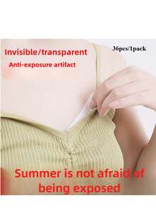 360片双面时尚胶带，女士透明双面胶带，无痕隐形丰胸胶带，强力服装胶水，服装防掉落配件，固定贴纸，防止走光，保护皮肤/身体护理工具/节日必备/露营/旅行必备/婚礼/圣诞礼物/万圣节礼物 - 多色 - 查看 15