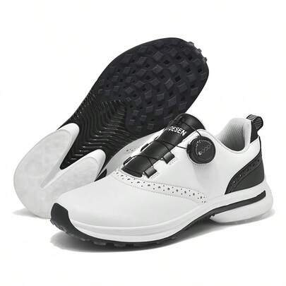 Men's Golf Shoes, Anti-Slip, Wear-Resistant, All-Season, MDSNECCON, 518 Professional Brand, Men's Sports Casual Shoes, Fit Foot Closely, Durable, Rubber Non-Slip Outsole, Comfortable Lining, Free Swing, Enjoy Sports, Multiple Colors, Popular Globally, Must-Have New Year Gift, Valentine's Day Gift, Independence Day, Christmas