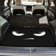 1 件加厚趣味表情印花汽车后备箱垫，防水防尘，易于清洁，适用于 SUV、轿车、卡车，有效保护后备箱。 - 100cm*75cm - 查看 4
