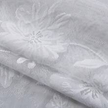 1 tấm rèm voan ren kiểu Pháp cổ điển mộng mơ, lãng mạn cho phòng khách và phòng ngủ, rủ đẹp, thích hợp cho phòng khách, phòng ngủ, ban công, trang trí cửa hàng. - trắng - Xem 6
