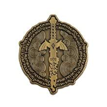 Enamel Pin,  Merchandise, Master's Blade Of Exorcism Badge, Video Game Brooch - Vàng - Xem 5
