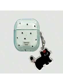 Polka Dot Protective Case Suitable Compatible With Apple Bluetooth Earphones, Anti-Scratch And Drop Protection Case Compatible With Apple Bluetooth Wave Earphone Charging Case - Multicolor - View 12