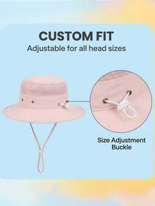 男士夏季遮阳帽，防紫外线，透气镂空遮阳帽，渔夫帽 - 彩色 - 查看 8