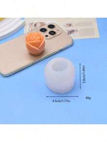 玫瑰花DIY手工石膏香薰石多功能硅胶模具，时尚设计 - 花朵 - 查看 3