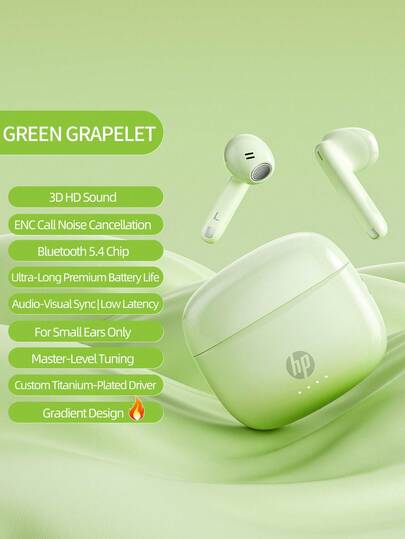  HP H10J Wireless Headphones | Bluetooth 5.4 | IPX4 | 30H Playtime | Mic | Portable Headset For Gaming Sports Office Students Gift