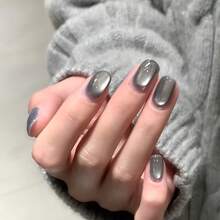 Sơn móng tay gel MIANEL 10ml màu xám mùa xuân, hiệu ứng mắt mèo đính hạt thủy tinh, mẫu mới 2026, màu trắng trong suốt lấp lánh, sơn móng tay từ tính hình mắt mèo, sơn móng tay màu trắng, sơn móng tay ngày Valentine, quà tặng độc quyền cho nữ, dụng cụ chăm sóc móng. - Nhiều màu - Xem 6