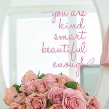 1pc Creativity Encourages English Wall Sticker For Room Decor,Festival Home Furnishing Decoratins,Best Gifts,Vinly Wall Decals,Remov﻿Able Stickers - Creative Encouragement English - View 1