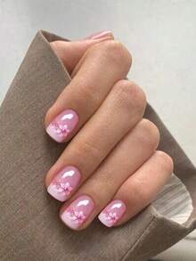 Punk Rock Style Anime Rivet Metal European And American Edgy Goth Spider Web Party False Nails Handmade Press On Nails - 彩色 - 查看 8