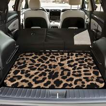 1 件加厚豹纹汽车后备箱垫，防水防尘，易于清洁，适用于 SUV、轿车、卡车，有效保护后备箱。 - 100cm*75cm - 查看 3