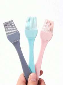 3 cọ phết gia vị bằng silicon, chịu nhiệt và bền, thích hợp dùng trong nhà bếp, làm bánh kếp, phết nước sốt. - Nhiều màu - Xem 10