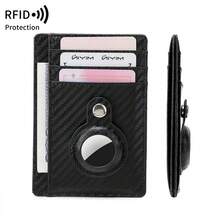 CHARM INFINITE RFID Blocking Anti-Theft Card Holder With Tracker Case Anti-Lost Location Protective Cover Lightweight Portable Coin Purse - Multicolor - View 5