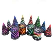 1pc 3D Printed Rotating Stress Relief Toy - Multicolor - View 3