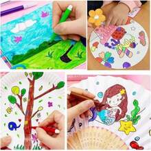 30/60/120 Pcs Mini Marker Pen Set, 6/12 Colors, Portable, Suitable For Painting, Coloring, Marking, Note-Taking - Multiple Styles - View 2