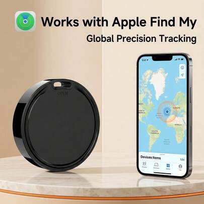 2 бр. Apple Find My Certified Item Tracker, прецизен глобален GPS локатор за ключове, чанти, багаж, устройство против изгубване с интелигентни предупреждения и намиране с едно щракване