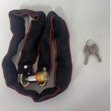 1pc Heavy Duty Bicycle Chain Lock, Featuring Sturdy Chain And Anti-Theft U-Lock Dual Design, Extremely Resistant To Smashing, Cutting And Prying, Providing Ultimate Anti-Theft Protection For Commuting. Made Of Durable High-Strength Material, All-Weather Resistant And Rust-Proof, Polished Lock Head Is Solid And Long-Lasting. - Multicolor - View 14