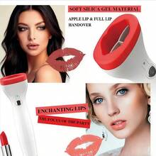 1pc Rechargeable 500mAh Electric Suction Lip Plumper Device Silicone Lip Enhancer Automatic Firming Lip Skin Beauty Tool For Women Home Beauty Tool For Fuller Thicker Natural Looking Lips - Multicolor - View 5