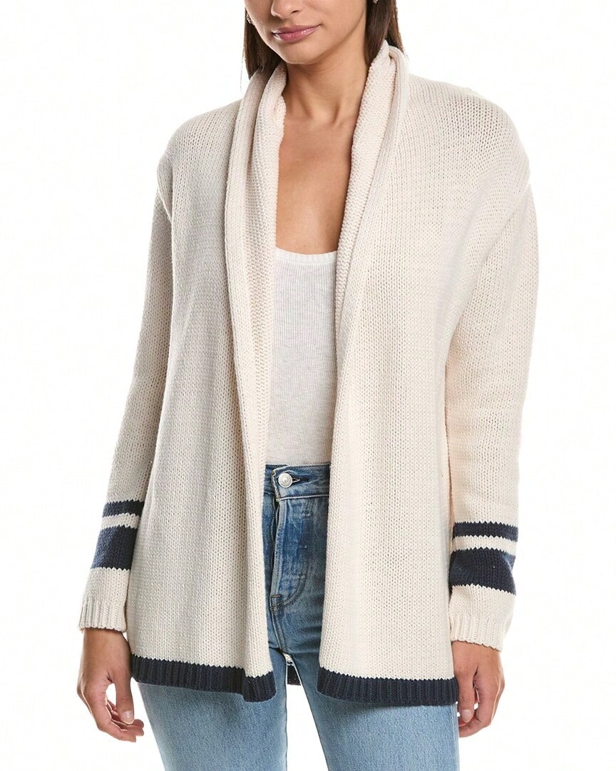 Vintage Havana Anchor Cardigan - Brown - View 1