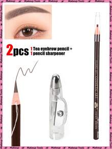 5/2/1支装子弹头单孔眉笔削笔器，适用于伸缩式眉笔/眼线笔，迷你便携多功能削笔器，打造完美眉形和持久妆容，价格实惠的化妆配件，适合梳妆台、卧室、旅行，圣诞礼物（不含眉笔） - 無色 - 查看 9