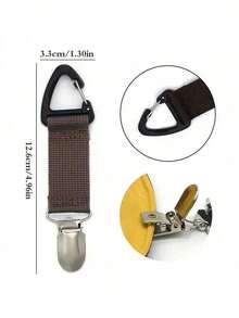 Multifunctional Sun Hat Clip/Outdoor Travel Clip - Convenient To Hang On Bags, Firmly Fix Hats, Ultra-Lightweight And Portable, An Essential Accessory For Handbags, Backpacks, And Suitcases - Ideal For Travel, Commuting, And Outdoor Activities,Graduation Cap,Beach Hat - Multicolor - View 17