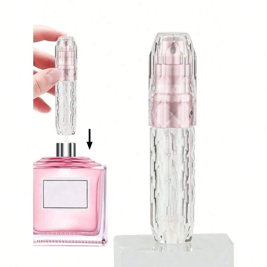 1pc Portable Mini Refillable Perfume Atomizer Bottle Atomizer Travel Size Spray Bottles Accessories 5ml/0.2oz Travel Essentials Travel Organizer For Beach Summer Vacation Back To School Travel Essentials ,Travel Organizer For Beach ,Summer Vacation Back To School School Supplies Holiday Camping Holiday Essentials Perfume For Women Perfume For Men Travel Accessories Travel Must Haves School Accessories Stuff Back To School Supplies - Hồng - Xem 1