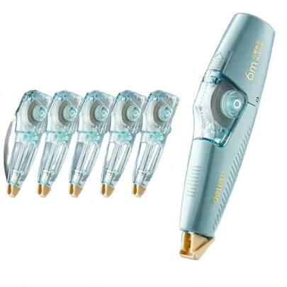 1/2/3 cuộn băng xóa nhỏ, viết trơn tru như viết thường, màu ngẫu nhiên, nhỏ gọn và dễ mang theo, chiều dài xóa 6m, xóa sạch không để lại dấu vết, dùng cho trường học, vẽ tranh, học sinh, văn phòng phẩm, bé trai, bé gái, đồ dùng học tập.