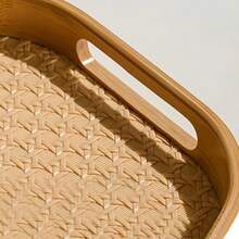 Rectangular Bamboo Tray With Handles | Serving Breakfast, Tea | Room Decor | Durable And Elegant - Cây tre - Xem 6