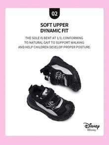 Disney Sản phẩm hợp tác chính thức với Mickey Mouse | Một đôi giày thể thao trẻ em, phù hợp cho sinh hoạt hàng ngày, lễ hội, thể thao và hoạt động ngoài trời. Giày ôm sát chân, chống trơn trượt, chống mài mòn và thoáng khí (Giày thể thao bé trai, giày ván trượt bé trai, giày thể thao trẻ em, giày thể thao bé gái, giày ván trượt bé gái) - màu đen - Xem 4