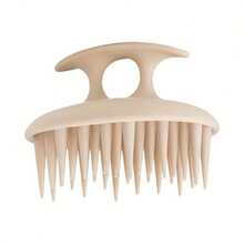 Bàn chải massage gội đầu bằng silicon, bàn chải làm sạch da đầu, dụng cụ gãi ngứa tóc. - Nhiều màu - Xem 8