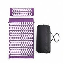 68 X 42 X 2cm Acupressure Mat And Pillow Set - Purple - View 4