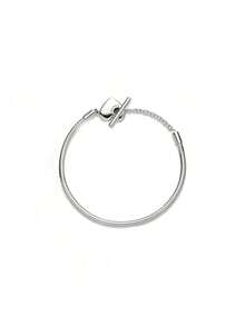 PANDORA 心形丁字扣 鏈扣蛇形手鍊基本款DIY蛇骨手鍊情侶基礎925銀手鍊女友禮物生日禮物聖誕節禮物母親節禮物 - 銀色 - 查看 4