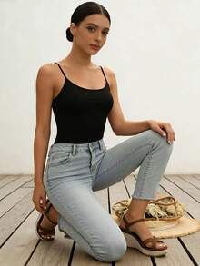 New Summer Platform Wedge Sandals, Multi-Functional Thick Sole Flatform Shoes For Slimming Effect - Brown - View 4