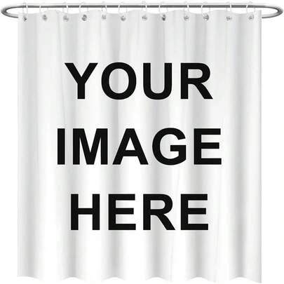 Custom Photo Shower Curtains Personalized Custom Image Shower Curtain, Decorations For Home Apartment Essentials Bathroom Decor Room Decor Home Decor Dorm Essentials College
