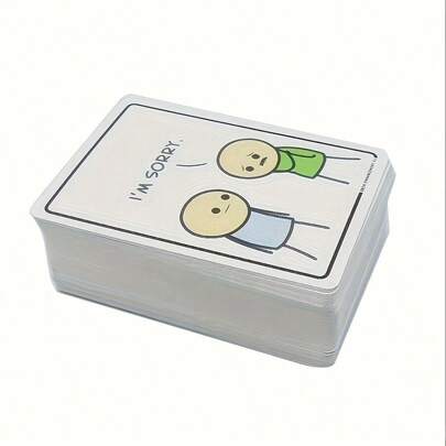 Cianuro y Felicidad - Juegos y actividades de panel de cómics irreverentes - Desafíos de emparejamiento de cómics hilarantes y ofensivos para 3-10 jugadores, ideales para noches de juegos de adultos, reuniones con amigos y juegos grupales - Diseño compacto de caja naranja audaz para diversión controversial y risas en grupo sobre la marcha