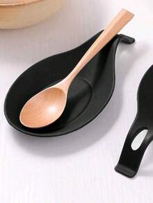 2 Giá đỡ muỗng cách nhiệt dễ vệ sinh, dùng trong nhà bếp, quà Giáng sinh, quà tặng tựu trường - Nhiều màu - Xem 2